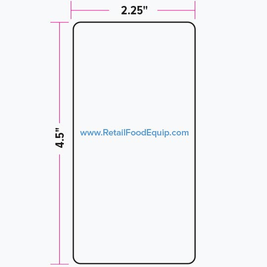 Hobart Quantum Scale Labels QWU175 | 2.25 X 1.75 In | 16 Rolls | 1, 600 Labels/Roll - Foto 6